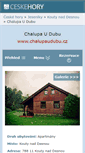 Mobile Screenshot of chalupaudubu.cz